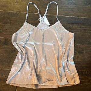 Sleek Silver Tank Top